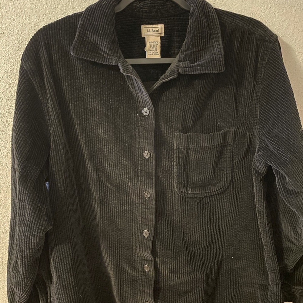 L.L.Bean corduroy button up